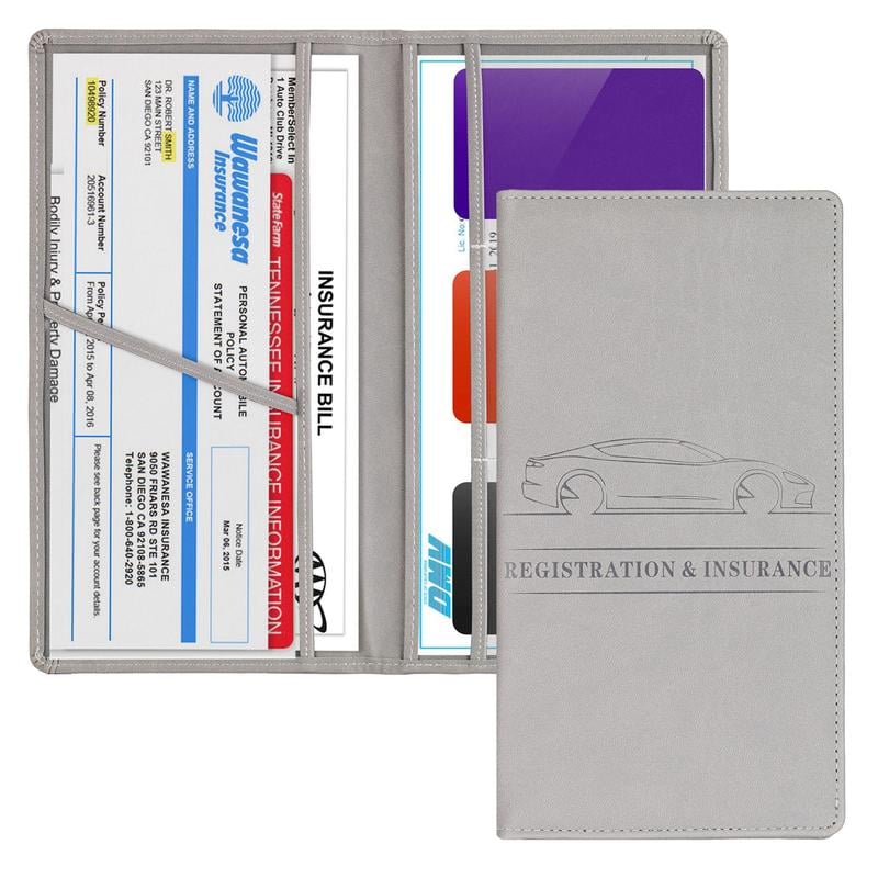 🚘Never Dig Through Your Glove Box Again – Car Registration & Insurance Card Holder