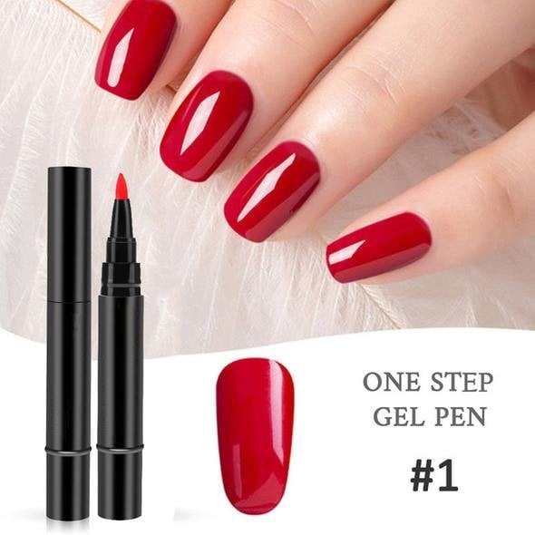 ✨ The Viral One Step Nail Gel Pen Deal – BOGO + Free Mini UV Nail Lamp 💡