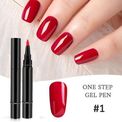 ✨ The Viral One Step Nail Gel Pen Deal – BOGO + Free Mini UV Nail Lamp 💡