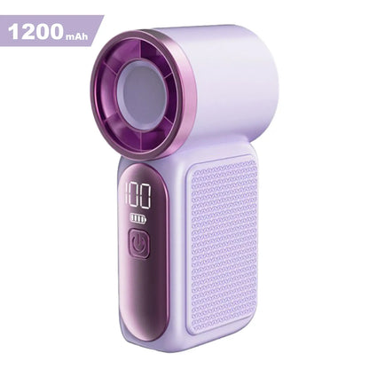 ❄️ Small Enough for Your Pocket, Powerful Enough for Summer – 6-Speed Handheld Fan