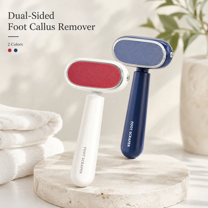 Dual‑Sided Foot Callus Remover. Replaceable Stainless Steel Blade Foot Scraper 🦶