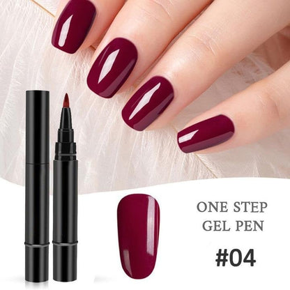 ✨ The Viral One Step Nail Gel Pen Deal – BOGO + Free Mini UV Nail Lamp 💡