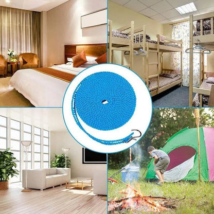 🔥 Buy 1 Get 1 Free – Portable Windproof Clothesline for Travel, Camping & Small Spaces