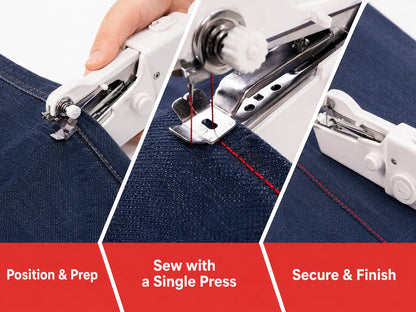 Travel sewing machine kit detail