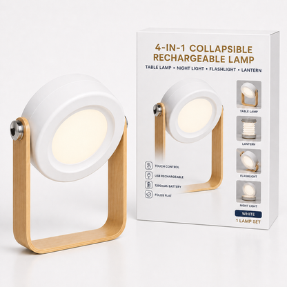 4-in-1 Collapsible Rechargeable Table Lamp