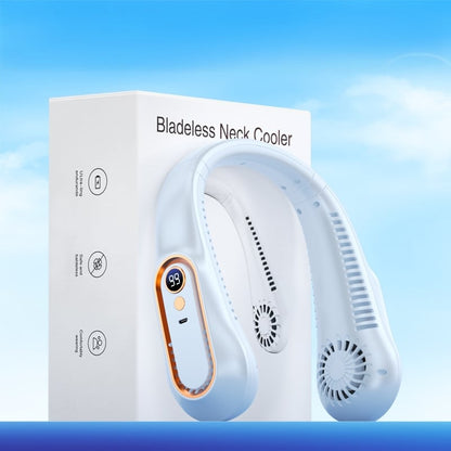 Portable Neck Fan with 360° Surround Cooling – Lightweight, Bladeless & Comfortable