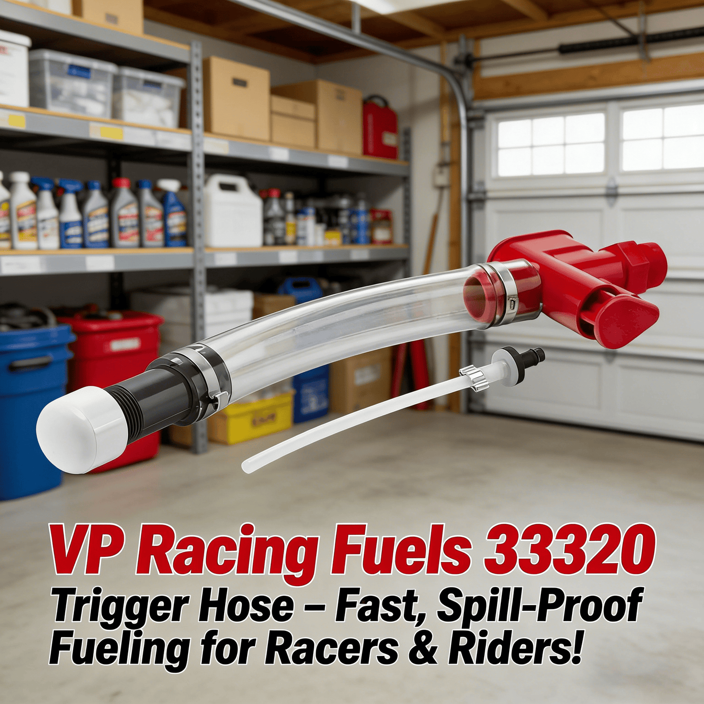 VP Racing Fuels 33320 Trigger Hose – Fast. Spill-Proof Fueling for Racers & Riders!