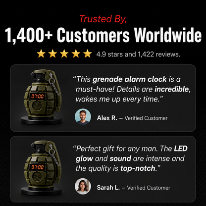 Veteran’s Reveille™ Tactical Alarm Clock