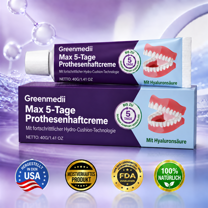 Greenmedii Bio-Seal Max 5-Tage-Prothesenhaftmittel – deutsches Produktbild 13