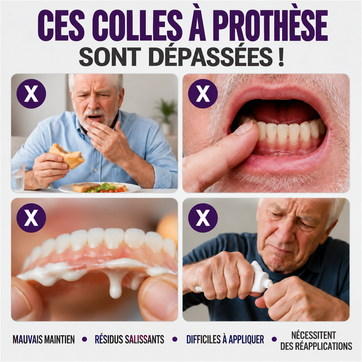 Greenmedii Bio-Seal Max – adhésif pour prothèses dentaires, image en français 3