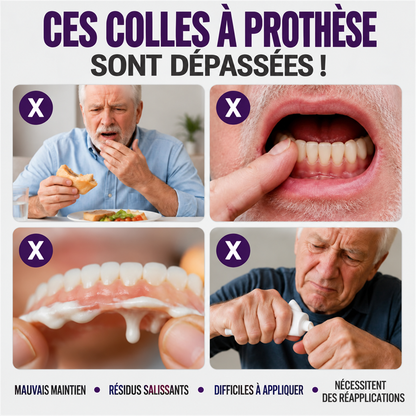 Greenmedii Bio-Seal Max – adhésif pour prothèses dentaires, image en français 3