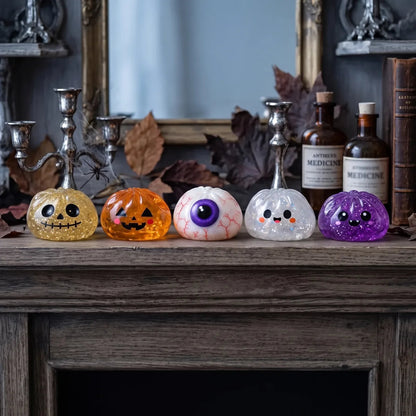 Halloween dumpling squishy set festive lifestyle scene