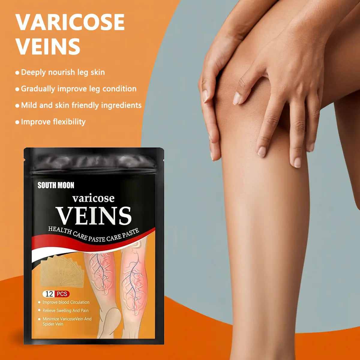 Herbal leg patch everyday care scene