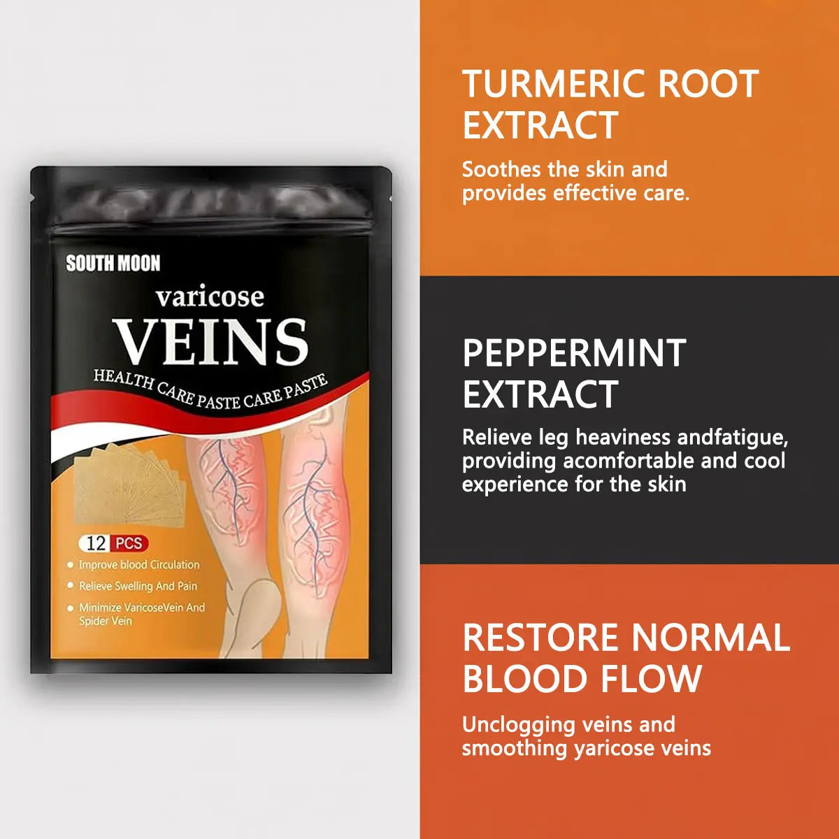 Turmeric and peppermint extract product information