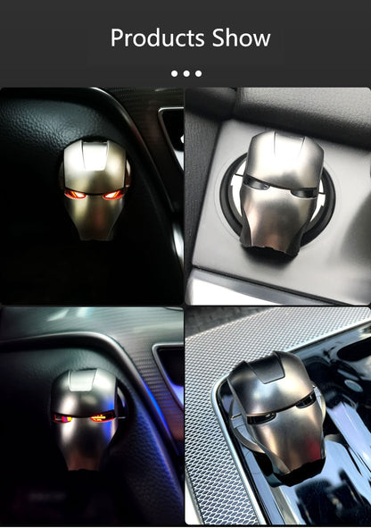 Hero style car start button decorative cover