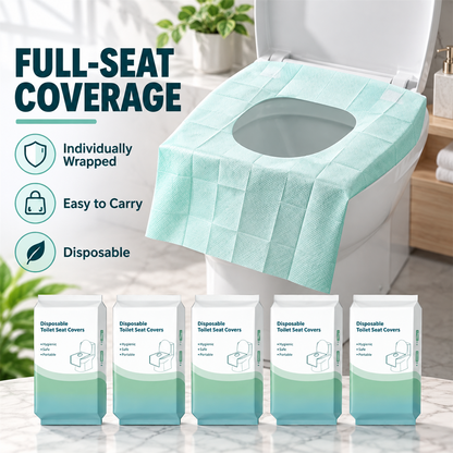 Disposable Waterproof Toilet Seat Covers | 10-50 PCS