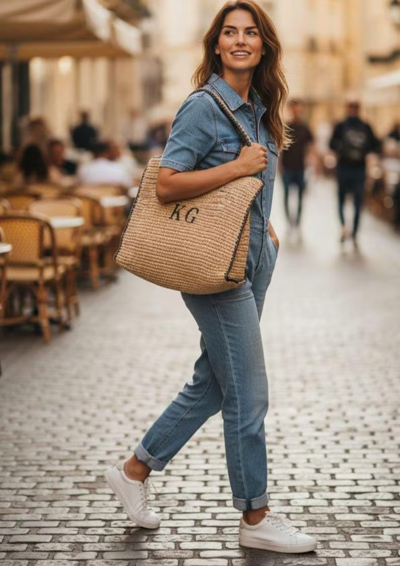 The Beach Bag That Carries Your Whole Vacation Mood
