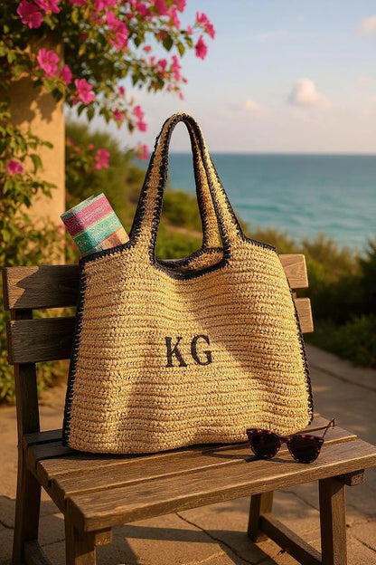 The Beach Bag That Carries Your Whole Vacation Mood