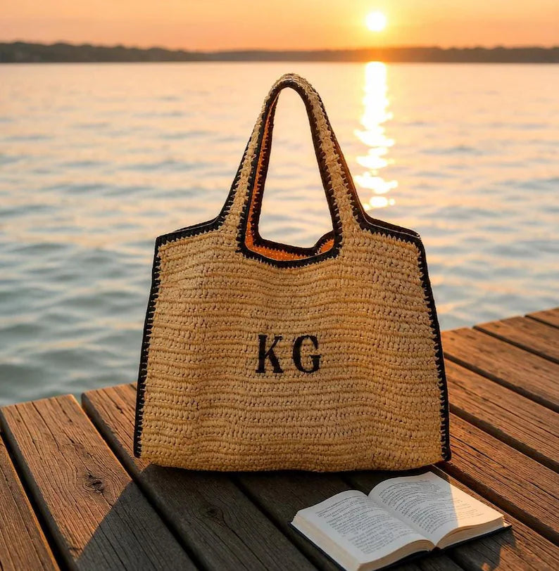The Beach Bag That Carries Your Whole Vacation Mood