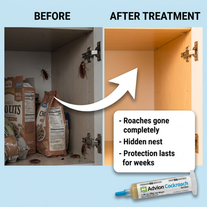 Anti-Cockroach Indoor Insect Control Gel Bait Pack, Tube with Applicator