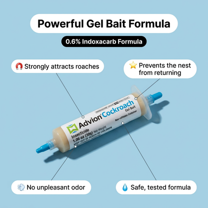 Anti-Cockroach Indoor Insect Control Gel Bait Pack, Tube with Applicator
