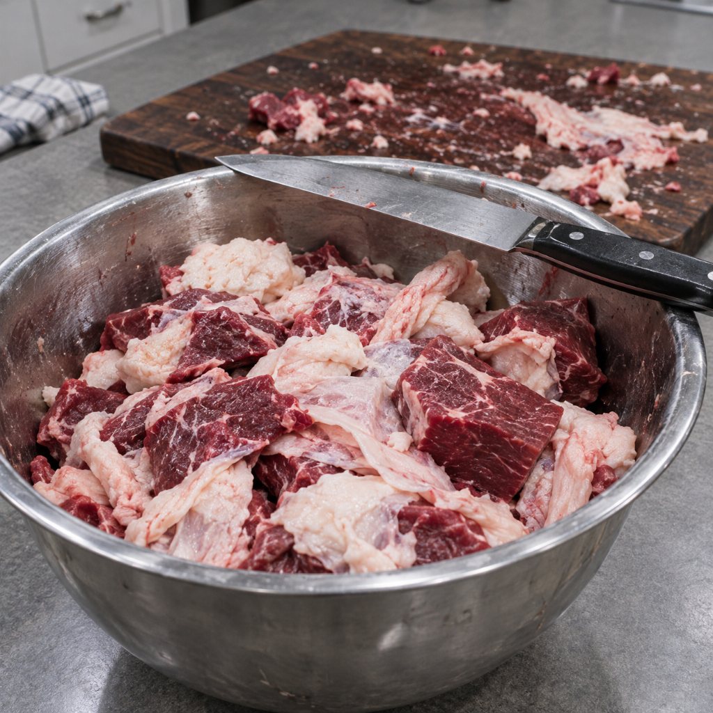 Good Meat In The Trash