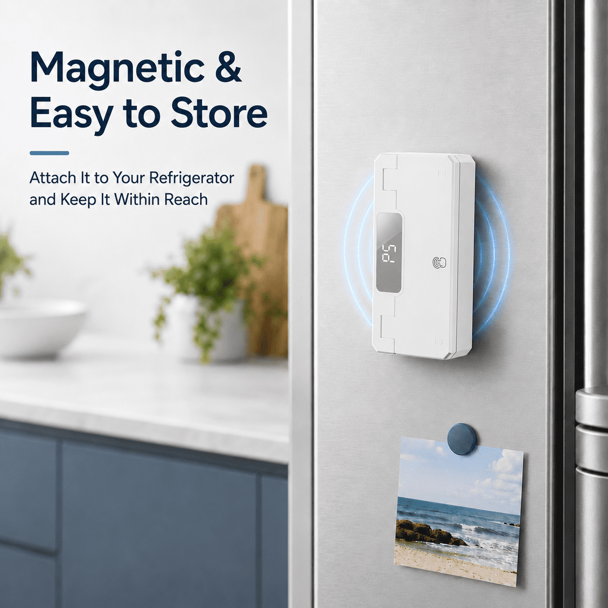 Magnetic refrigerator storage