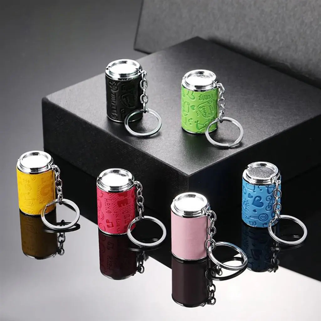 Mini coin storage keychain six colors