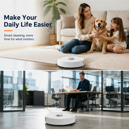 Mini robot vacuum cleaner for home and office daily cleaning