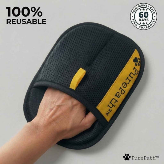Pet Hair Remover Glove – Double-Sided Grooming Brush for Cats & Dogs