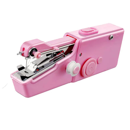 Quick Stitch Repair Kit pink handheld sewing machine