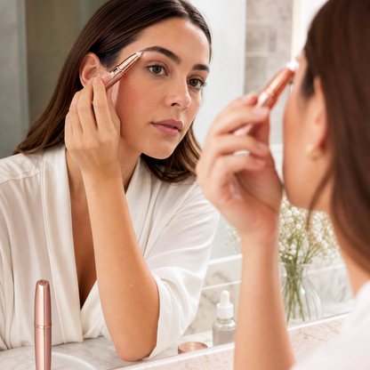 Rechargeable eyebrow hair remover pain point detail