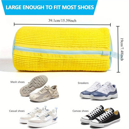 Shoe washing bag dimensions and compatible shoe types