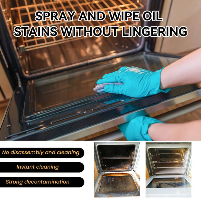 🧼 BUY 2 GET 1 FREE! ✨ Oven & Grill Cleaner Spray – Dissolves Grease in 5 Mins. No Scrubbing & Eliminates Odors 🔥