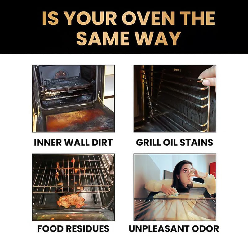 🧼 BUY 2 GET 1 FREE! ✨ Oven & Grill Cleaner Spray – Dissolves Grease in 5 Mins. No Scrubbing & Eliminates Odors 🔥