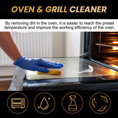 🧼 BUY 2 GET 1 FREE! ✨ Oven & Grill Cleaner Spray – Dissolves Grease in 5 Mins. No Scrubbing & Eliminates Odors 🔥