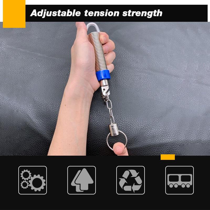 Adjustable spring length from 19 cm to 32 cm