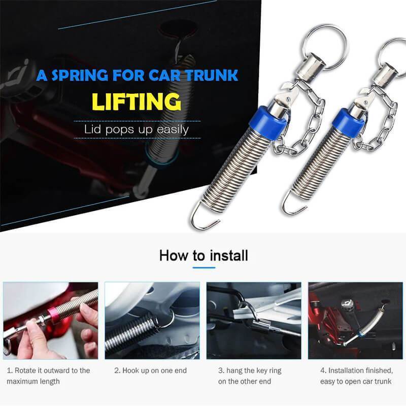 Easy DIY trunk spring installation steps