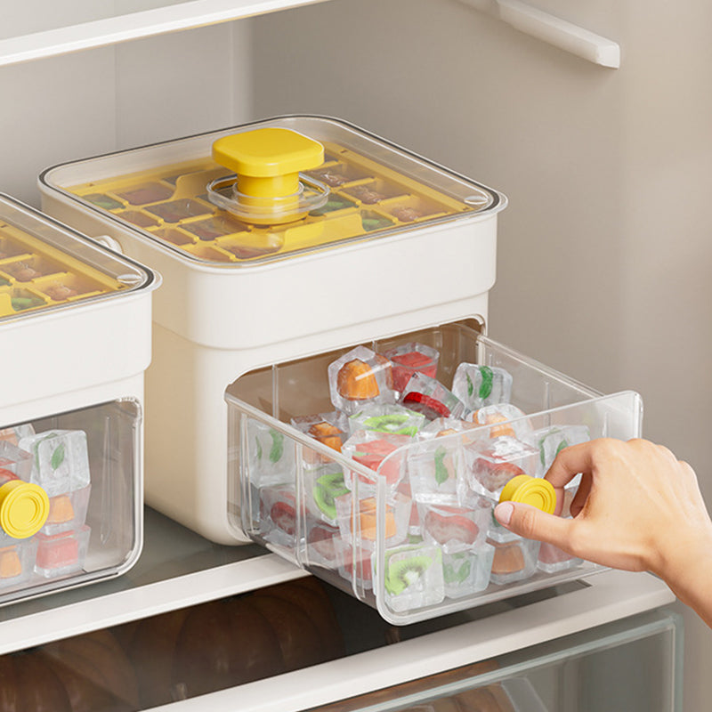 🧊2026 HOT SALE 50% OFF! 🥤 Ice Cube Maker with Storage – 48 cubes at once. leak‑proof lid. Stackable. saves space. 🏖️