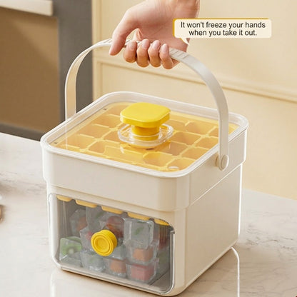 🧊2026 HOT SALE 50% OFF! 🥤 Ice Cube Maker with Storage – 48 cubes at once. leak‑proof lid. Stackable. saves space. 🏖️