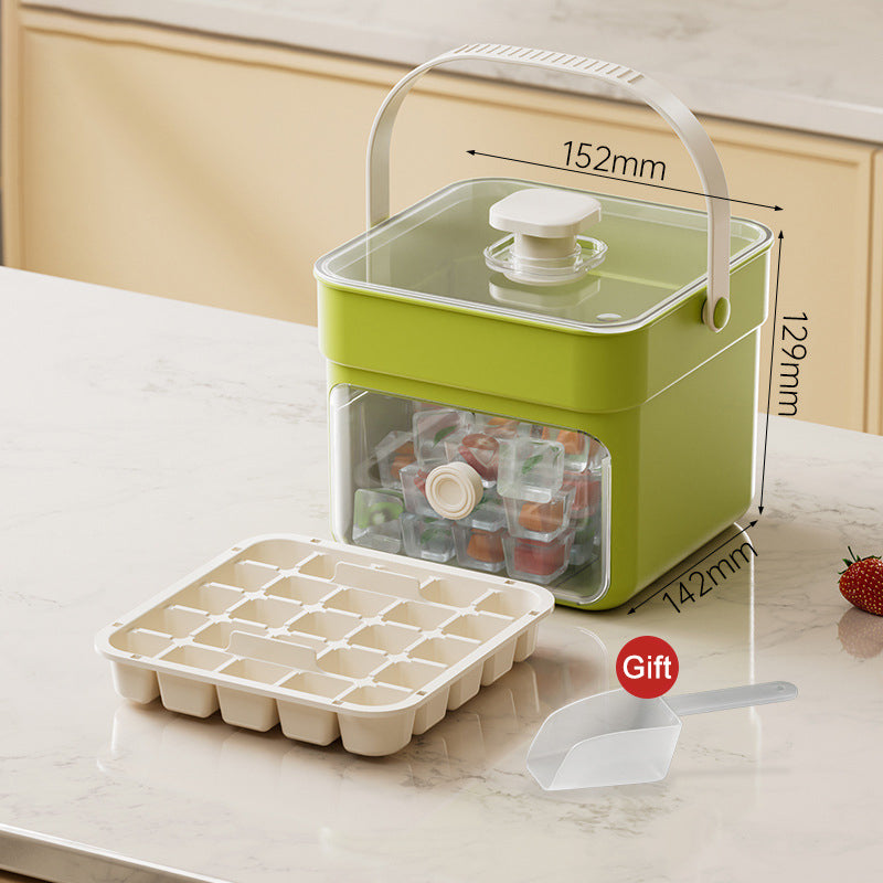 🧊2026 HOT SALE 50% OFF! 🥤 Ice Cube Maker with Storage – 48 cubes at once. leak‑proof lid. Stackable. saves space. 🏖️