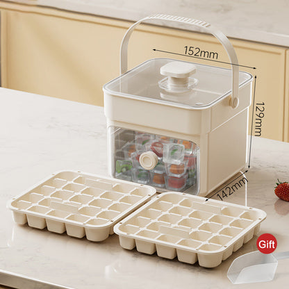🧊2026 HOT SALE 50% OFF! 🥤 Ice Cube Maker with Storage – 48 cubes at once. leak‑proof lid. Stackable. saves space. 🏖️