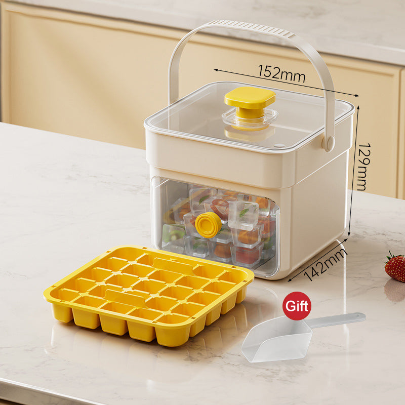 🧊2026 HOT SALE 50% OFF! 🥤 Ice Cube Maker with Storage – 48 cubes at once. leak‑proof lid. Stackable. saves space. 🏖️