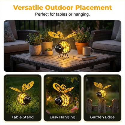 ✨ 49% OFF Today Only! 🐝 Solar Hanging Bee Light – Soft Warm Amber Glow | Flicker-Free | Perfect for Gardens, Camping, Patio Parties & Kids' Rooms. Brighten Every Evening!
