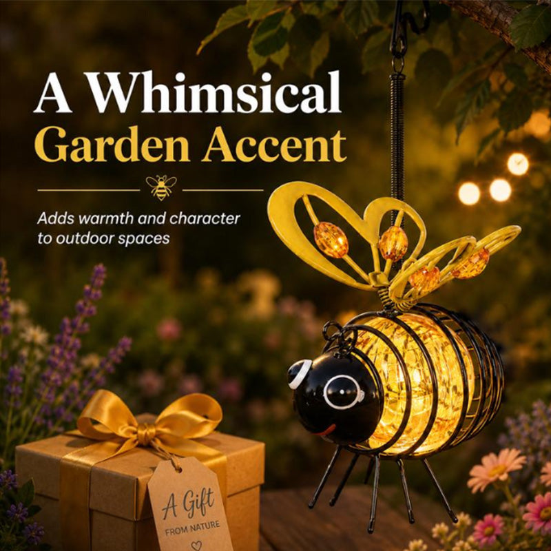 ✨ 49% OFF Today Only! 🐝 Solar Hanging Bee Light – Soft Warm Amber Glow | Flicker-Free | Perfect for Gardens, Camping, Patio Parties & Kids' Rooms. Brighten Every Evening!
