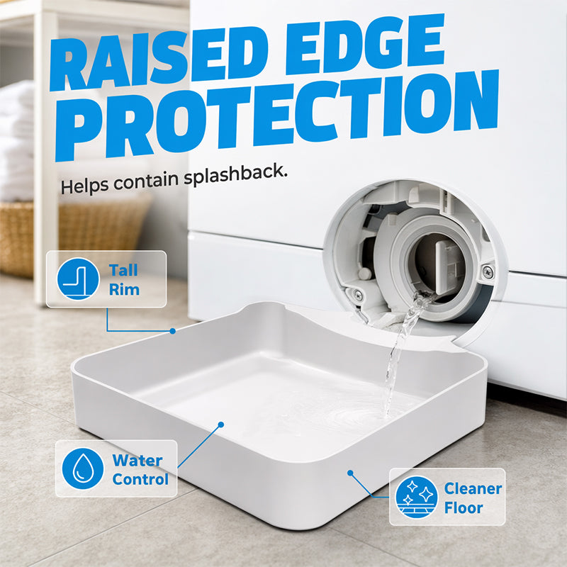 🔥 50K+ Sold! The Universal Washing Machine Drain Pan Every Laundry Room Needs