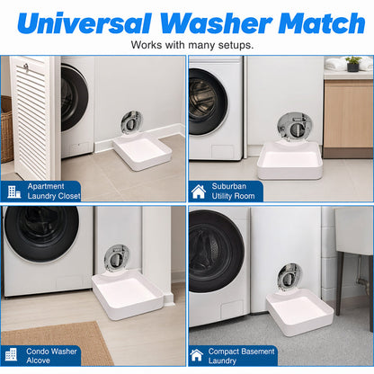 🔥 50K+ Sold! The Universal Washing Machine Drain Pan Every Laundry Room Needs