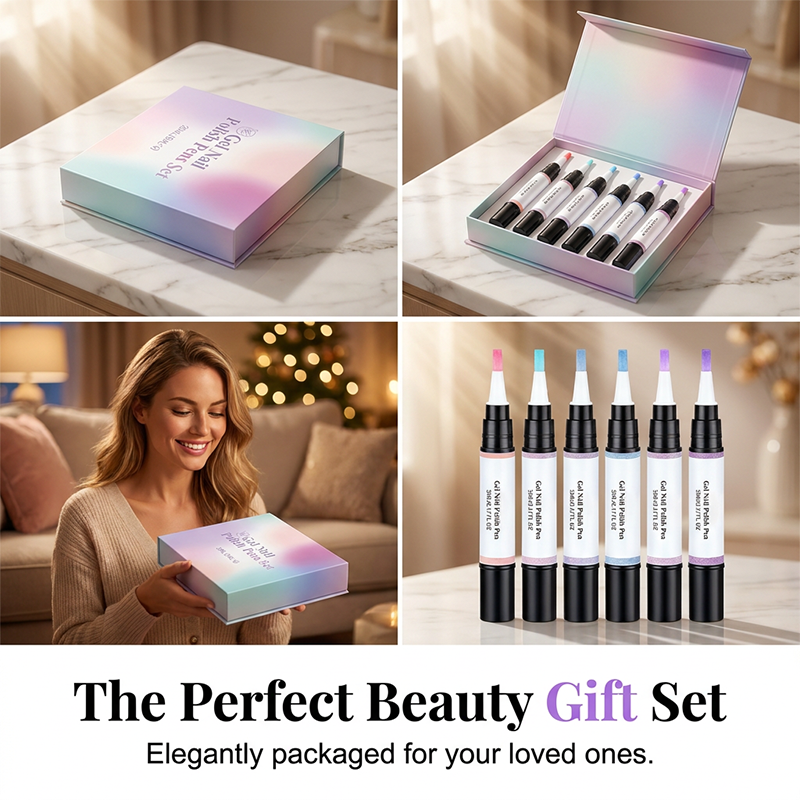 Gel nail polish pen set package details