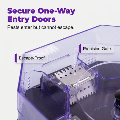 🥳2026 HOT SALE🥳💞50K+ SOLD!♻️🪳 50% OFF! Reusable Roach Trap – Physical capture. no toxic sprays. One‑way doors. easy to check & clean. Safe for homes with kids & pets! 🏠✨