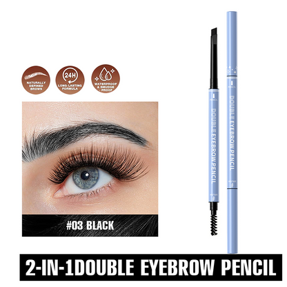 Buy 2 Get 3 Free! 2-in-1 Waterproof Eyebrow Pencil - Shape Natural Brows Fast